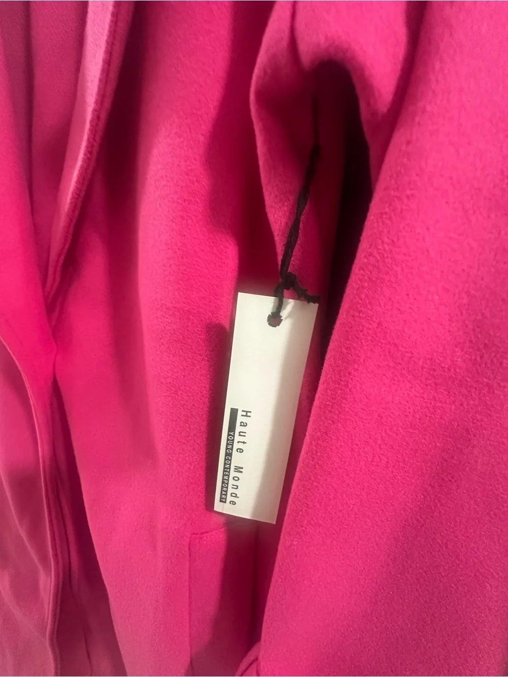 kate spade Pink Wool-Blend Long Coat